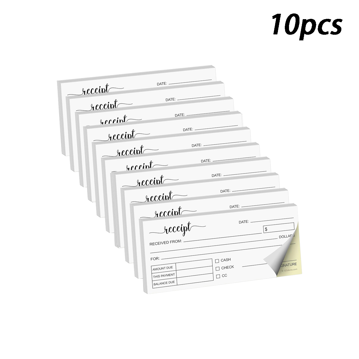 Carbon Copy Book - 10 Bücher, insgesamt 150 Exemplare, 7