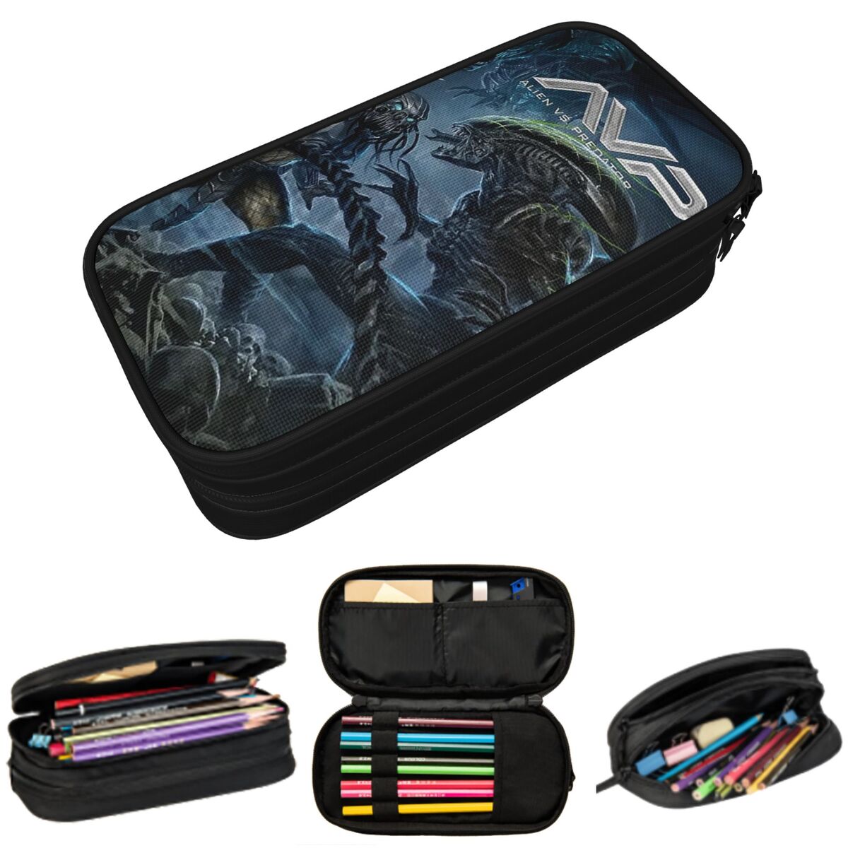 Office Supply Vs Stationery - Alien Vs Predator Game Federmäppchen für