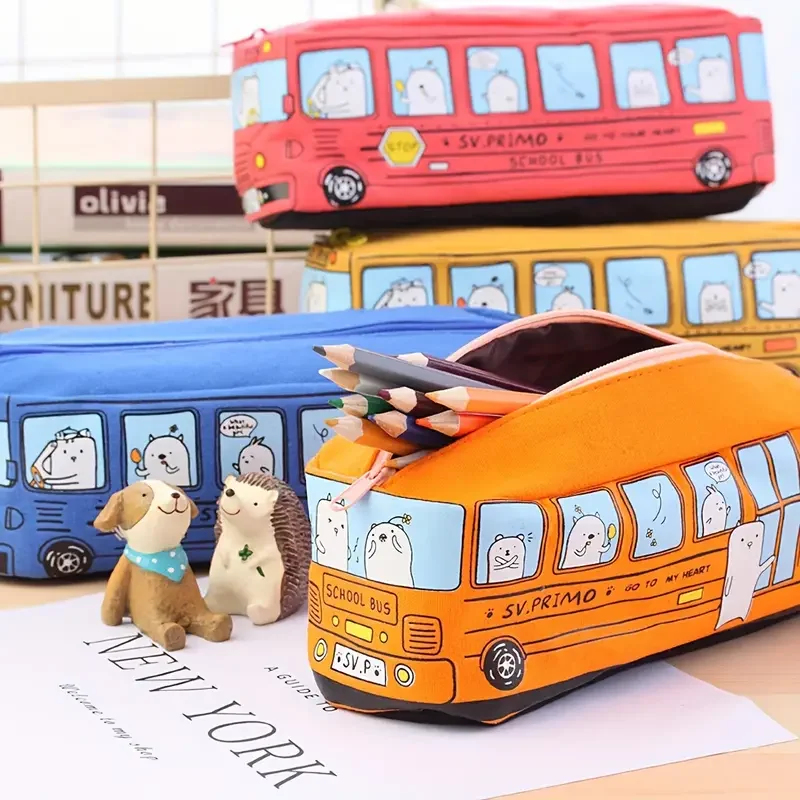 Stationery Office And School Supply Stores - 1 Stück Kreatives Federmäppchen aus Segeltuch