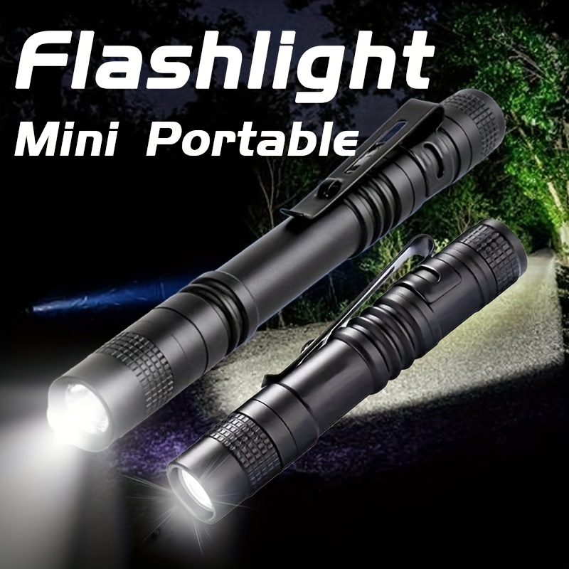 Stationery Supply - Tragbare Mini-LED-Taschenlampe, ultrahell, hohe Lumen, Handstiftlicht,