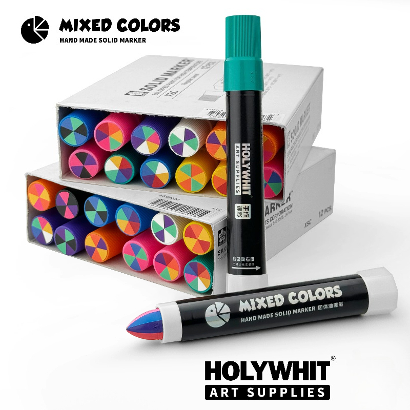 Whiteboard Marker Set - 1 Stück Gemischter, fester, ölbasiierter, wasserfester