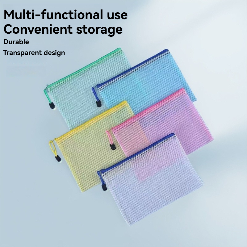Supply Of Office Stationery - 5PCS Schreibwaren Lagerung Ordner Datei Mesh
