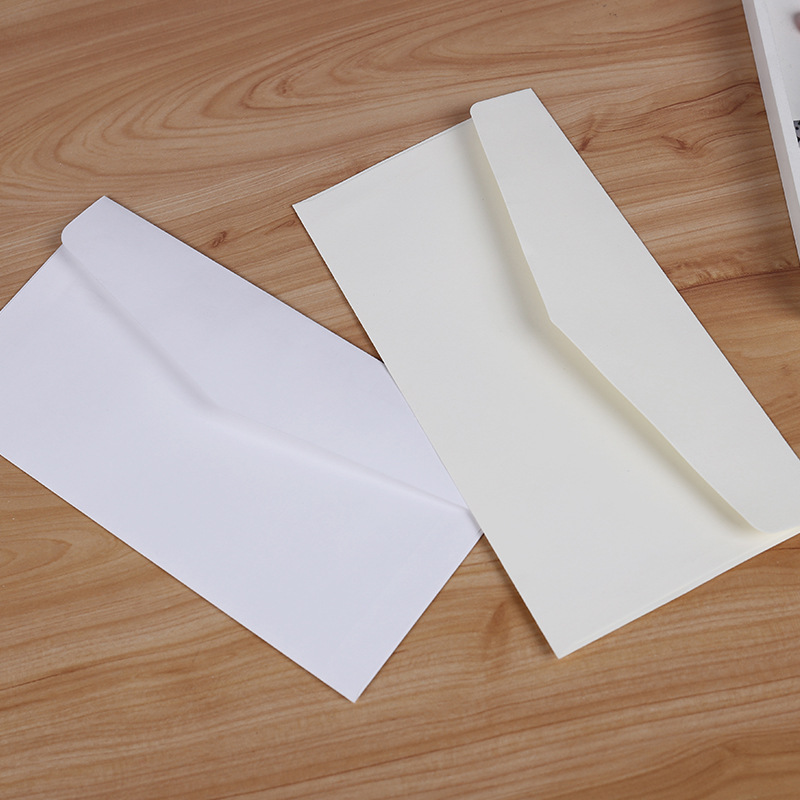 Letter Envelope Kraft - 10 Pcs Klassische Papier Umschläge Weiß
