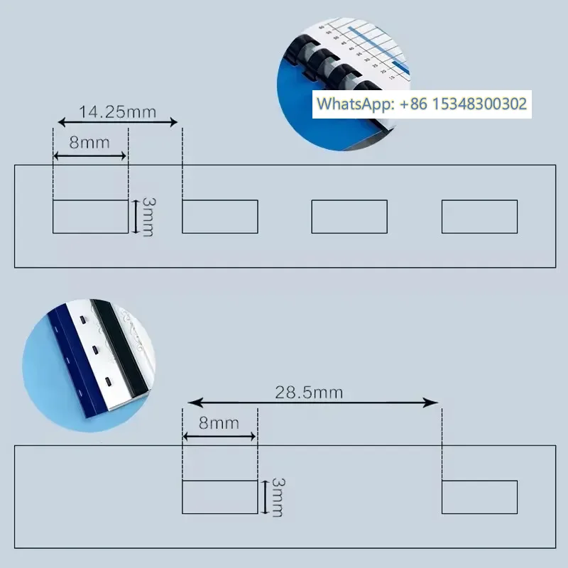 Binding Comb Plastic - 12mm Blaue 1/2
