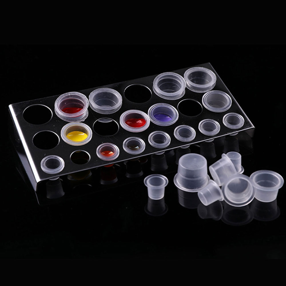 100 stücke transparente Tattoo – Calligraphy Ink Bottle Bewertung und Preis