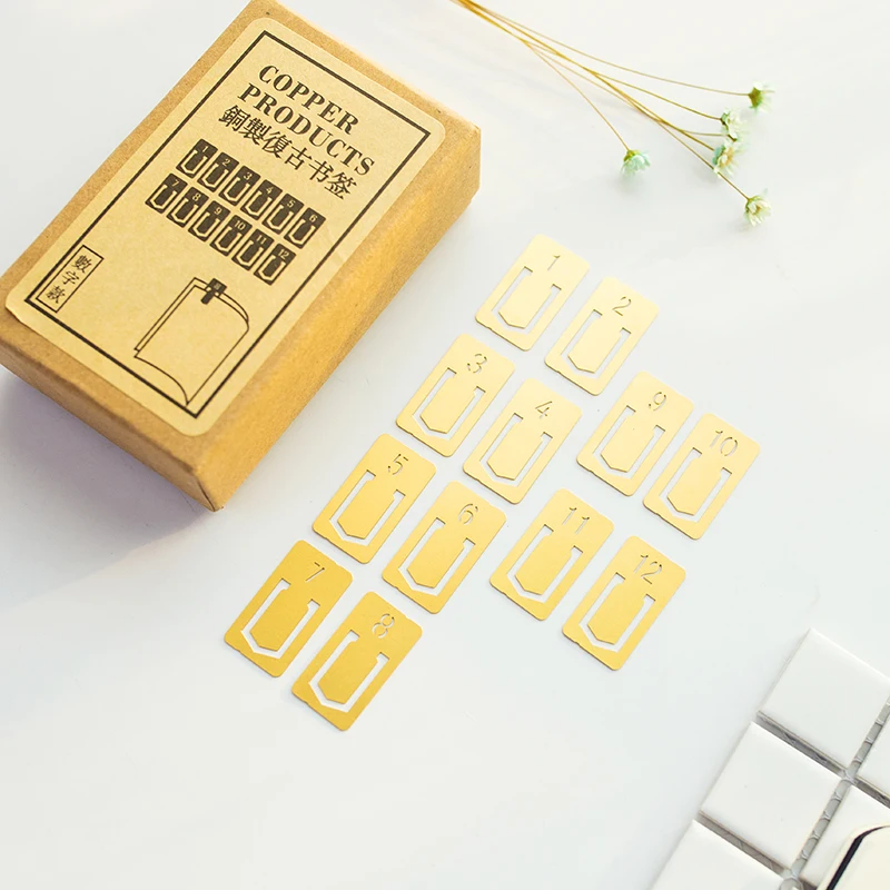 12 teile/los Vintage Kupfer Le – Stationery And Office Supply Stores Bewertung und Preis