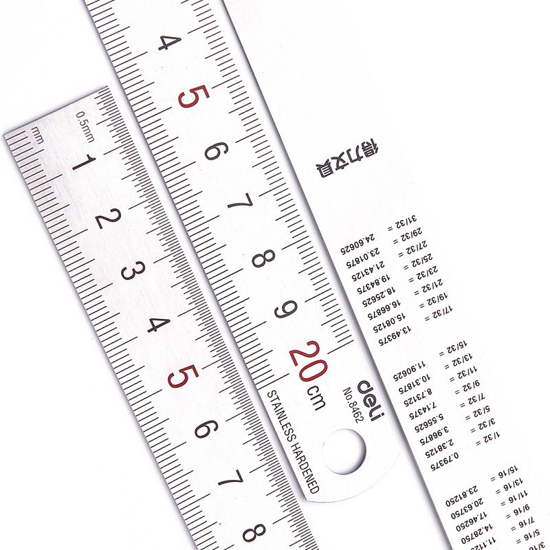 Deli 20 cm gerades Lineal aus  – Stationery And Office Supply Stores Bewertung und Preis