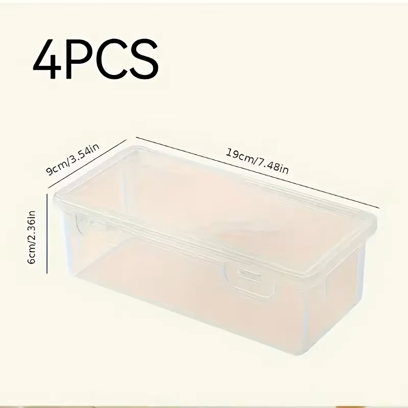4 große transparente PP-Aufbew – Stationery And Office Supply Stores Bewertung und Preis