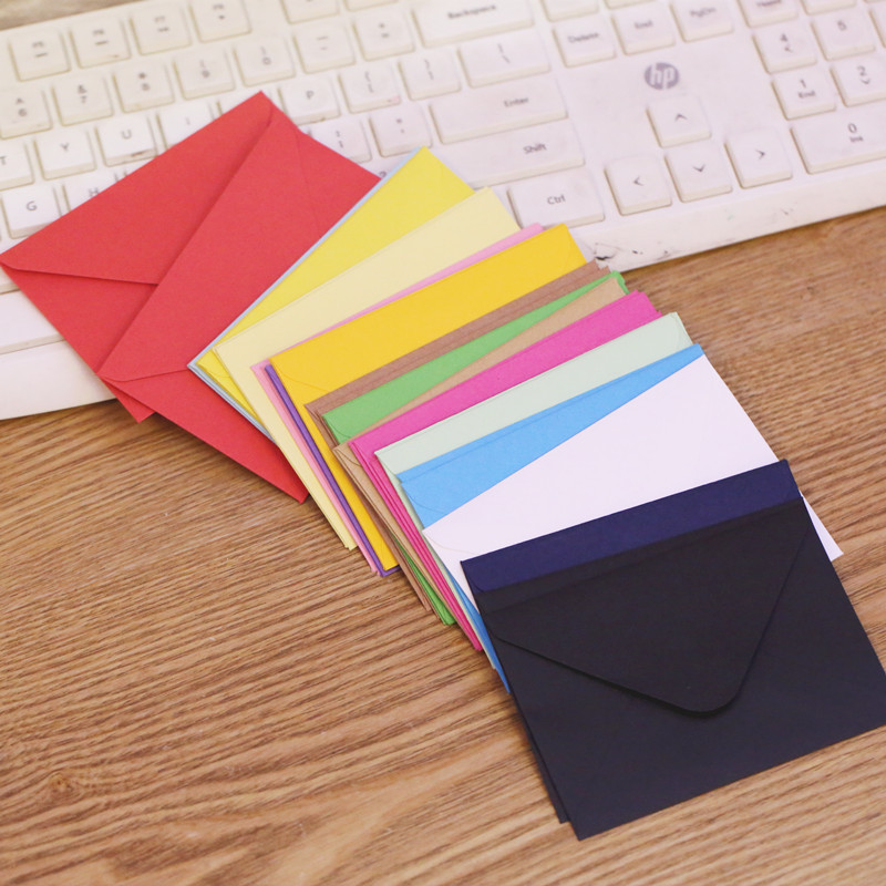 (10 Teile/los) 10*7CM Farbe Mi – Letter Envelope Kraft Bewertung und Preis
