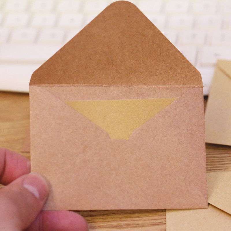 (10 Teile/los) 10*7CM Farbe Mi – Letter Envelope Kraft Bewertung und Preis