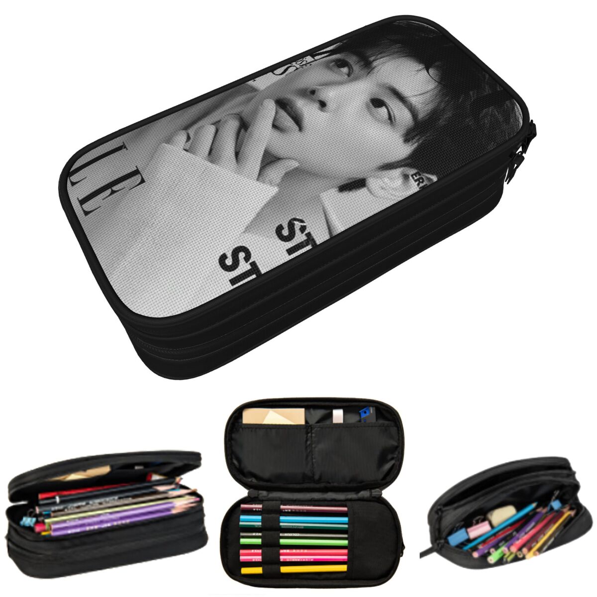 Cha EunWoo Kpop Astro Federmäp – Stationery And Office Supply Chain Bewertung und Preis