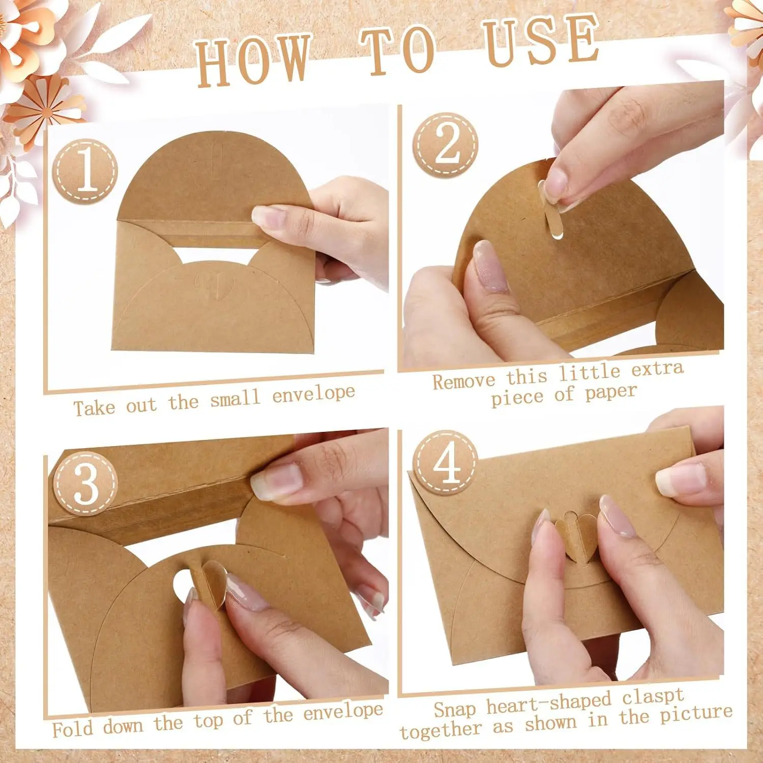 50 teile/los 10,5X7 cm Umschla – Letter Envelope Kraft Bewertung und Preis