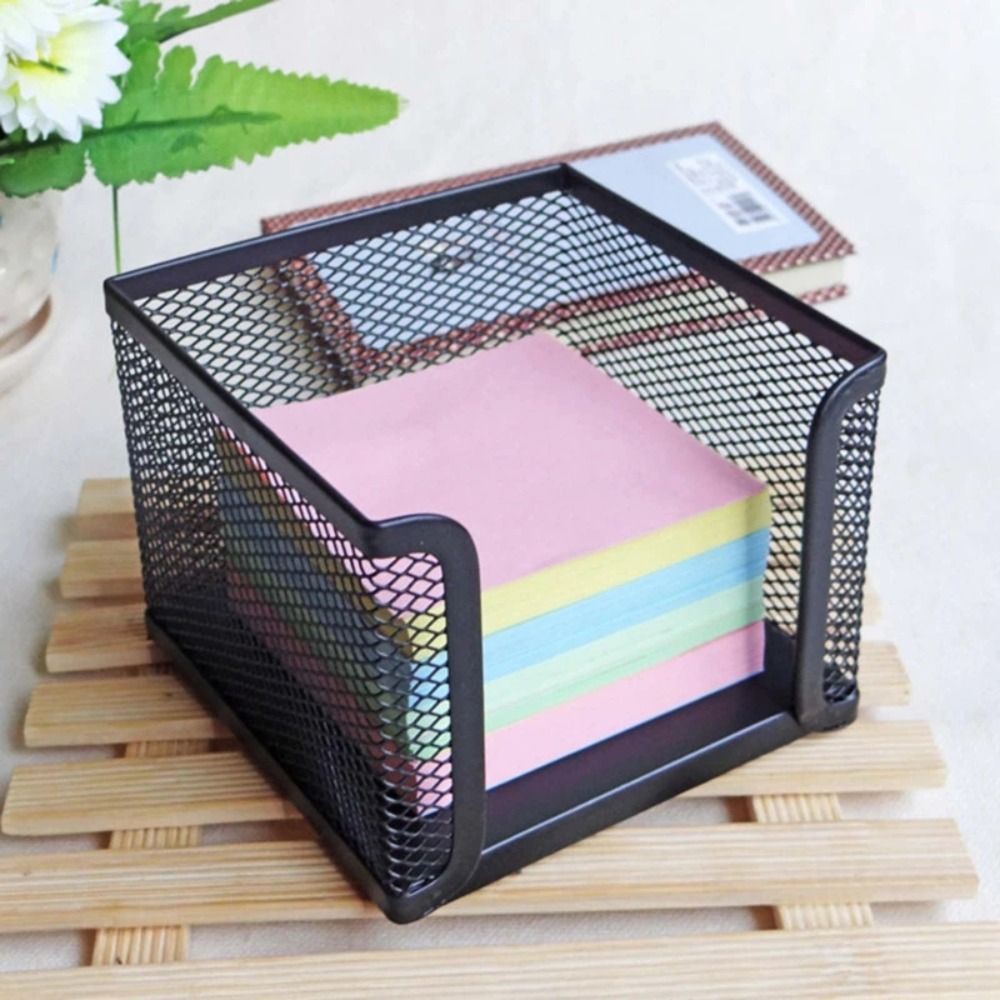 Schwarzer Mesh-Papierwürfel, M – Sticky Note Cube Bewertung und Preis