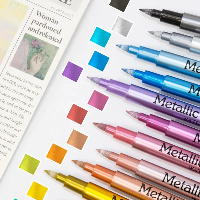 24 Farben Metallic-Acryl-Farbm – Whiteboard Marker Set Bewertung und Preis
