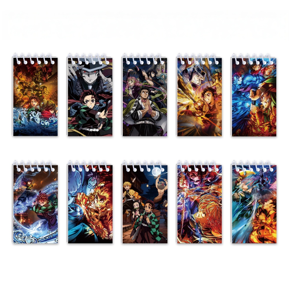 10 Stück Demon Slayer Notizblö – Supply Of Office Stationery Bewertung und Preis