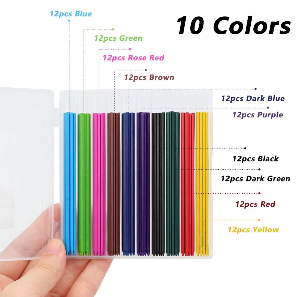 120 Stück 2,0mm Bleistiftminen – Mechanical Pencil Lead Bewertung und Preis