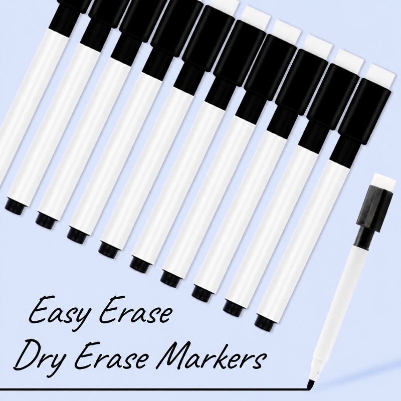 Schwarzer, radierbarer Whitebo – Whiteboard Marker Set Bewertung und Preis