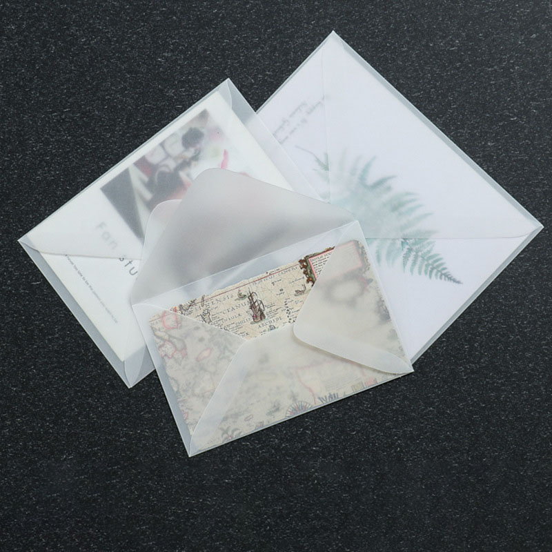 50 Stück durchscheinende, leer – Letter Envelope Kraft Bewertung und Preis