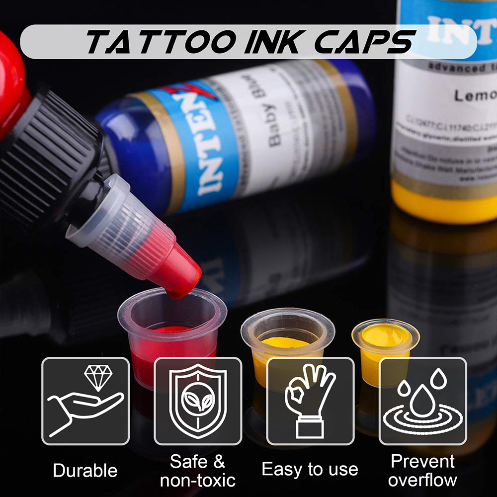 1000/100 Stück Einweg-Tattoo-T – Calligraphy Ink Bottle Bewertung und Preis