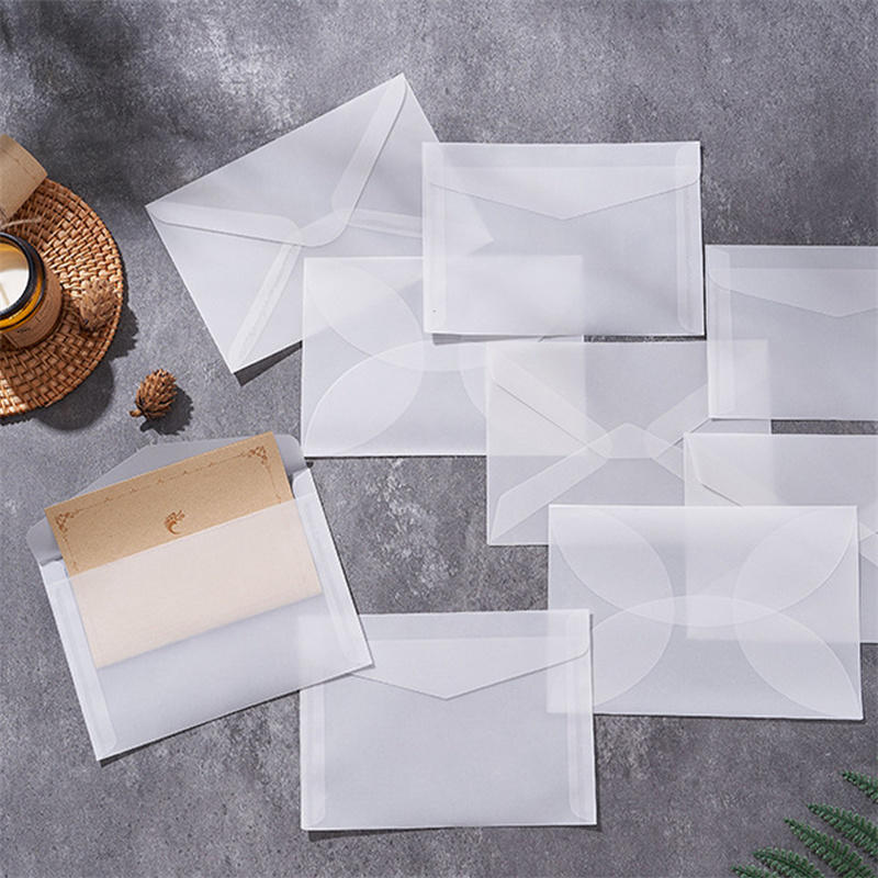 50 Stück/Los Transparente Blan – Letter Envelope Kraft Bewertung und Preis