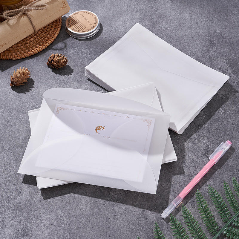 50 Stück/Los Transparente Blan – Letter Envelope Kraft Bewertung und Preis