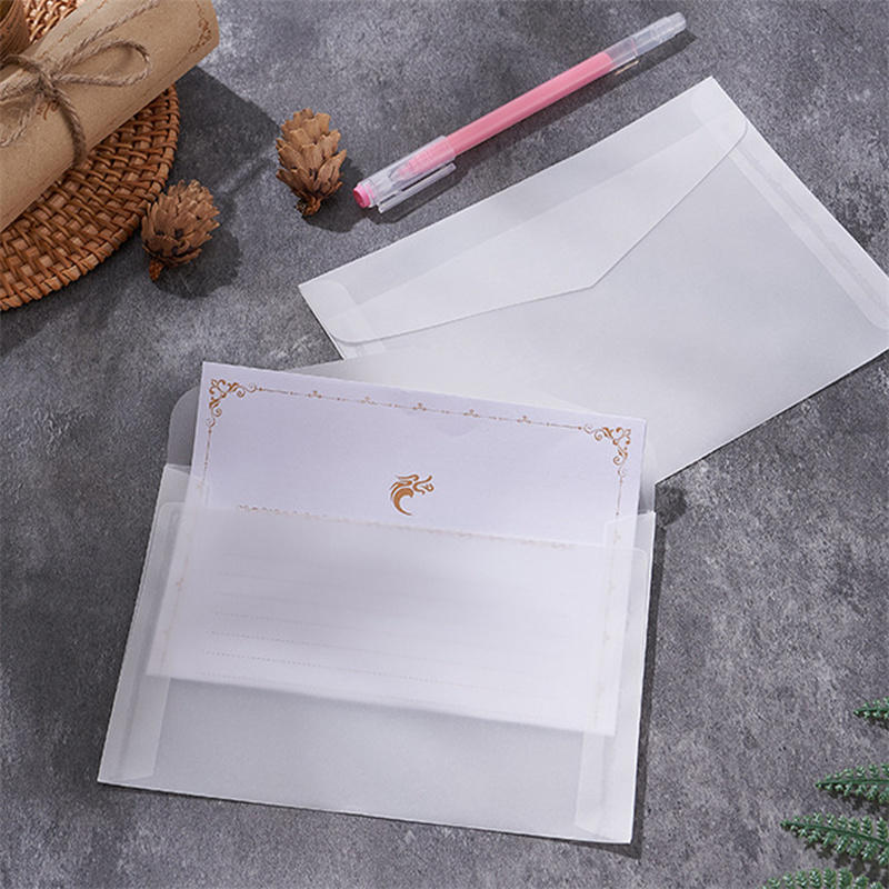 50 Stück/Los Transparente Blan – Letter Envelope Kraft Bewertung und Preis