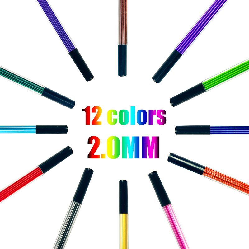 12 Farben, 2,0 mm HB, austausc – Mechanical Pencil Lead Bewertung und Preis