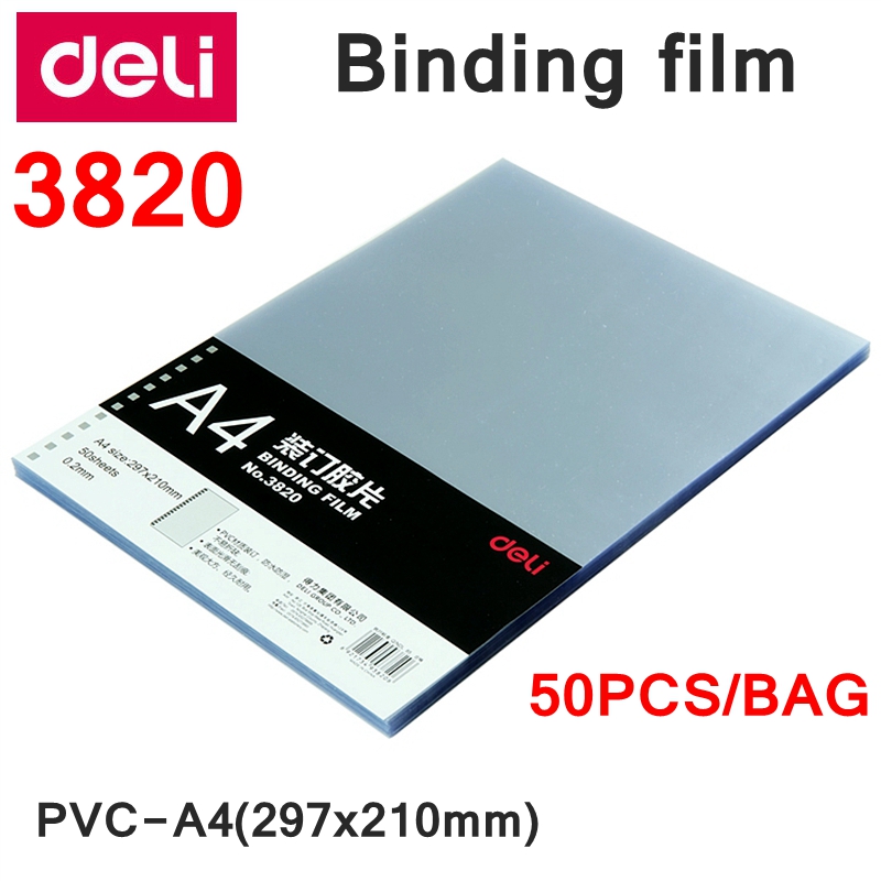 50 Stück Deli 3820 A4 PVC-Kamm – Binding Comb Plastic Bewertung und Preis