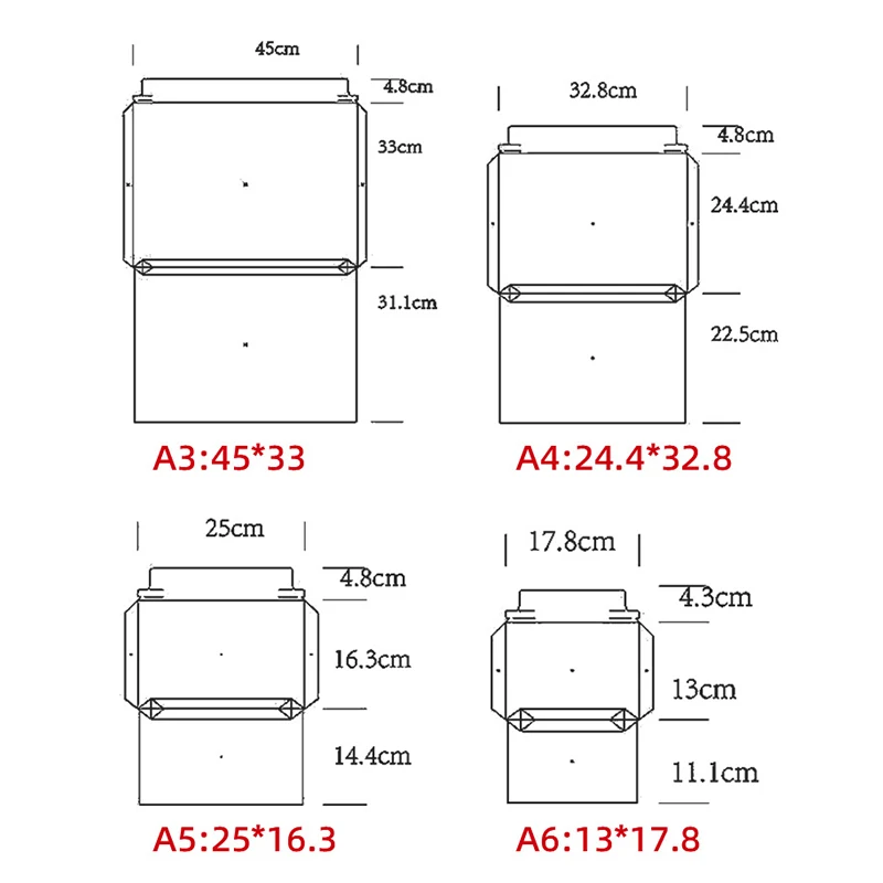 30 Stück Umschläge A3 A4 A5 A6 – Letter Envelope Kraft Bewertung und Preis