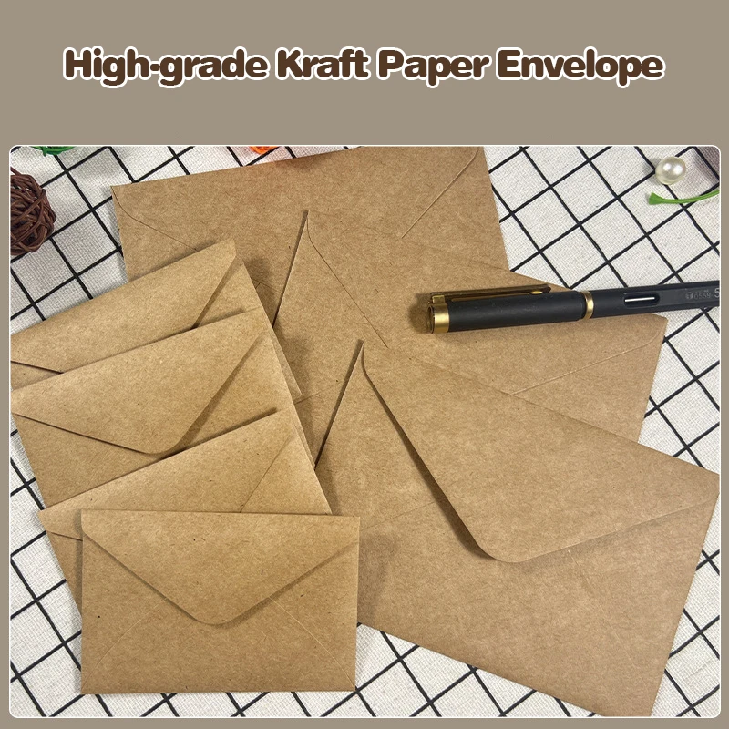 50 Stück Kraftpapier-Umschläge – Letter Envelope Kraft Bewertung und Preis