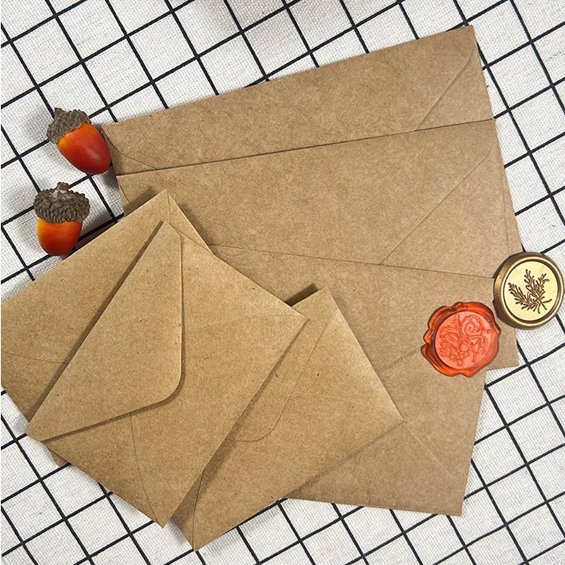50 Stück Kraftpapier-Umschläge – Letter Envelope Kraft Bewertung und Preis